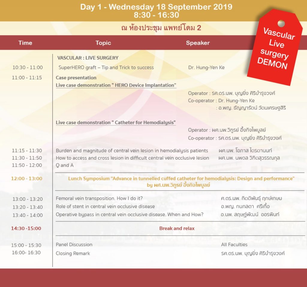 Vascular Live Surgery
